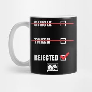 Rejected Ticked (White) Mug